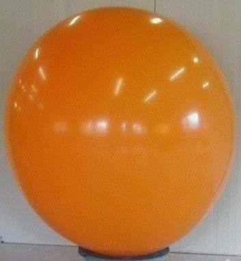 R650 Ø 210cm   ORANGE,  Größe Typ XXXXL - unbedruckt, Riesenballon extra stark