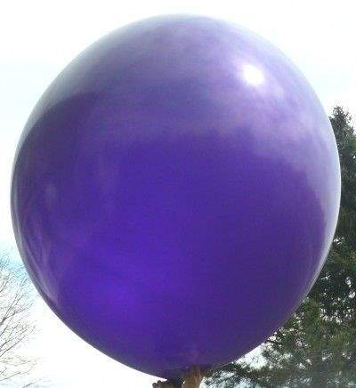 R650 Ø 210cm   VIOLETT,  Größe Typ XXXXL - unbedruckt, Riesenballon extra stark