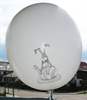 Ei mit Motiv01 Hase mit Osterei Ø 100cm ORANGE Rieseneiballon XXL (Ovale-form) Typ MRS320